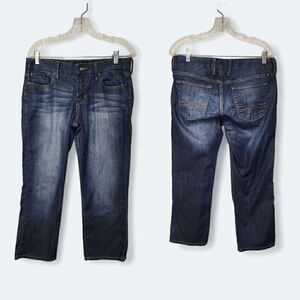 Lucky Brand Jeans Womens Size 6/28 Sweet Jean Crop Flap Mid Rise Denim